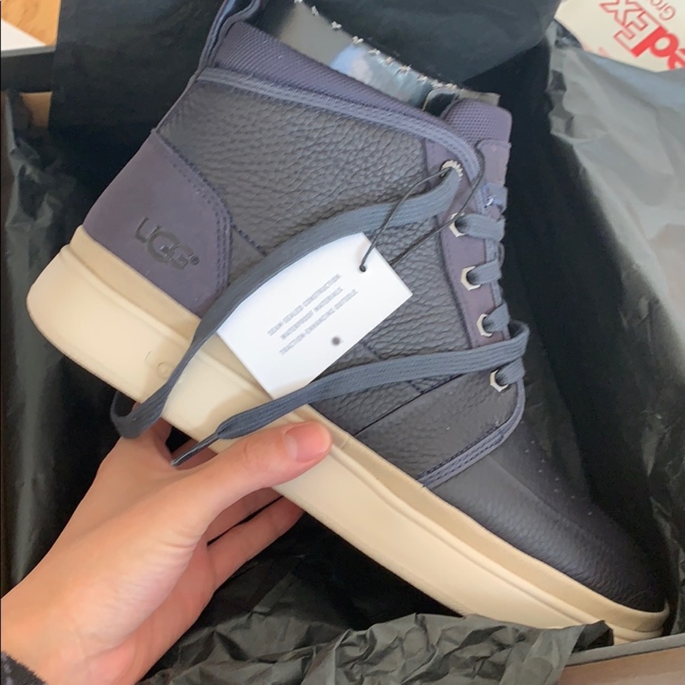 Ugg navy blue sneaker boots size 10